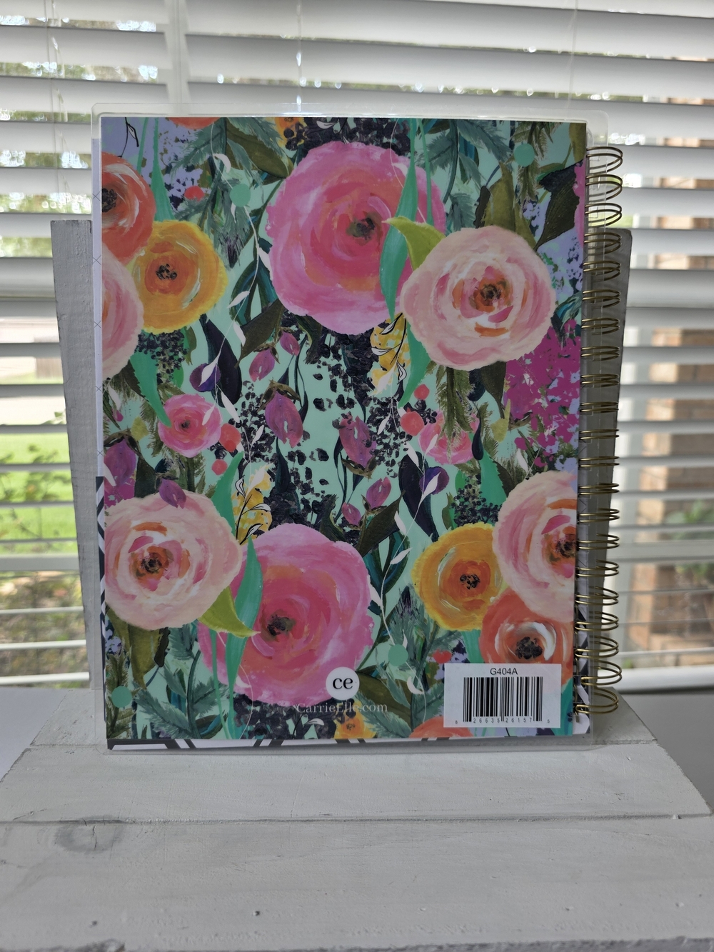 Meal Planner Notebook by Carrie Elle  - Floral Pink & Green - Picture 14 of 16